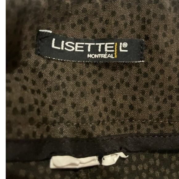 Lisette Pants Womens Large Brown Stretch Pull On Ankle Tummy Control Comfort - Picture 4 of 4